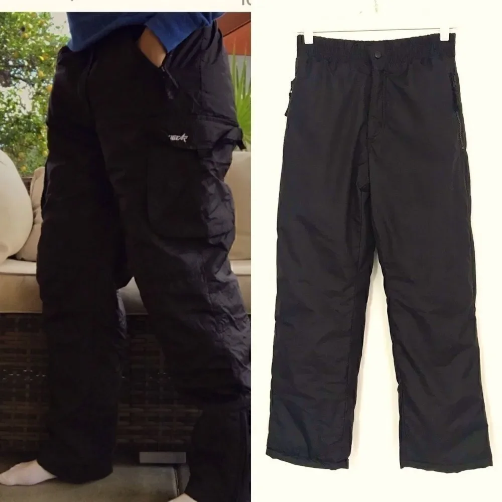 NWOT Unisex M Black Snow/Ski Pants by Skigear